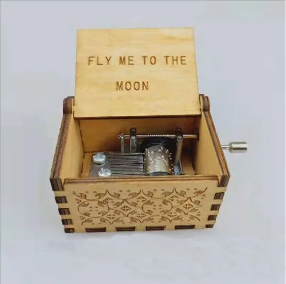 Wholesale Cheap Mini Wood Hand Crafts Music Boxes For Christmas Gift