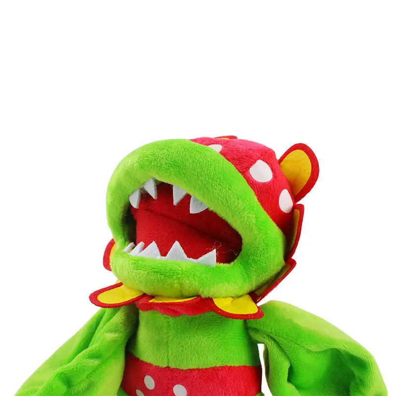 Super Mario Bros Character Petey Dino Piranha Flower Plush Doll Toy Gift 9” 