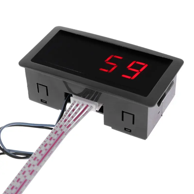 Kathlen Digital Counter DC LED Digital Display 4 Digit 0-9999 Up/Down Plus/Minus Panel Counter Meter with Cable Kathlen Digital Counter DC LED Digital Display 4 Digit 0-9999 Up/Down Plus/Minus Panel Counter Meter with Cable