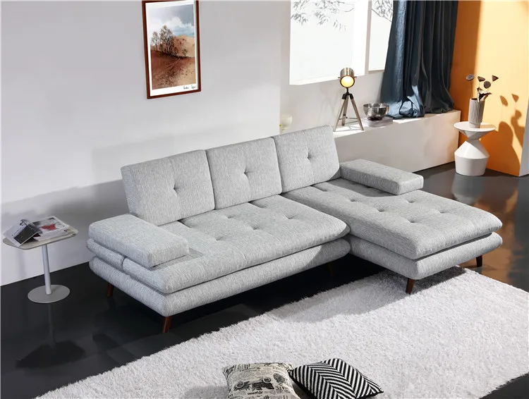 Factory Price Luxury Modern Living Room Sectional Fabric Sofa A893#
