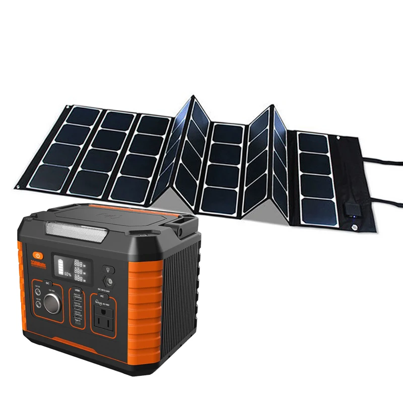 Silent 300w 110v Ac Mini Storage Energy System With Mppt Controller 52000mah Solar Power Station 2019