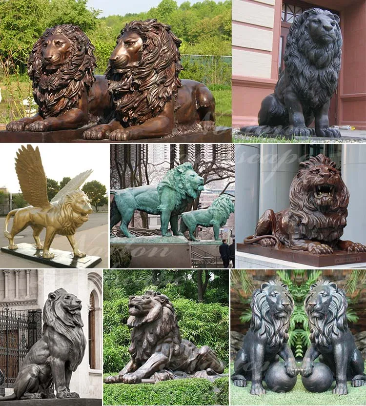 Outdoor Garden Decoration Metal Animal Statue Big Casting Bronze Brass Lion Statues Sculpture Buy Antique Life Size Copper Brass Bronze Lion Statue Life Size Bronze Lion Statue Garden Decoration Lion Statue Indoor
