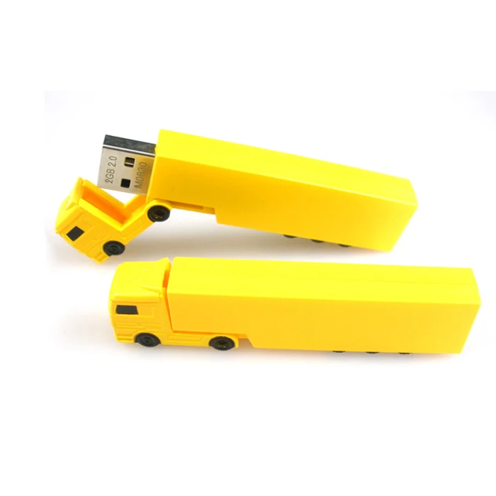 Funny Cartoon Car Pendrive 64GB Truck Shaped USB Flash Drive 4GB 8GB 16GB Personality Memory USB Stick Gift - ANKUX.COM