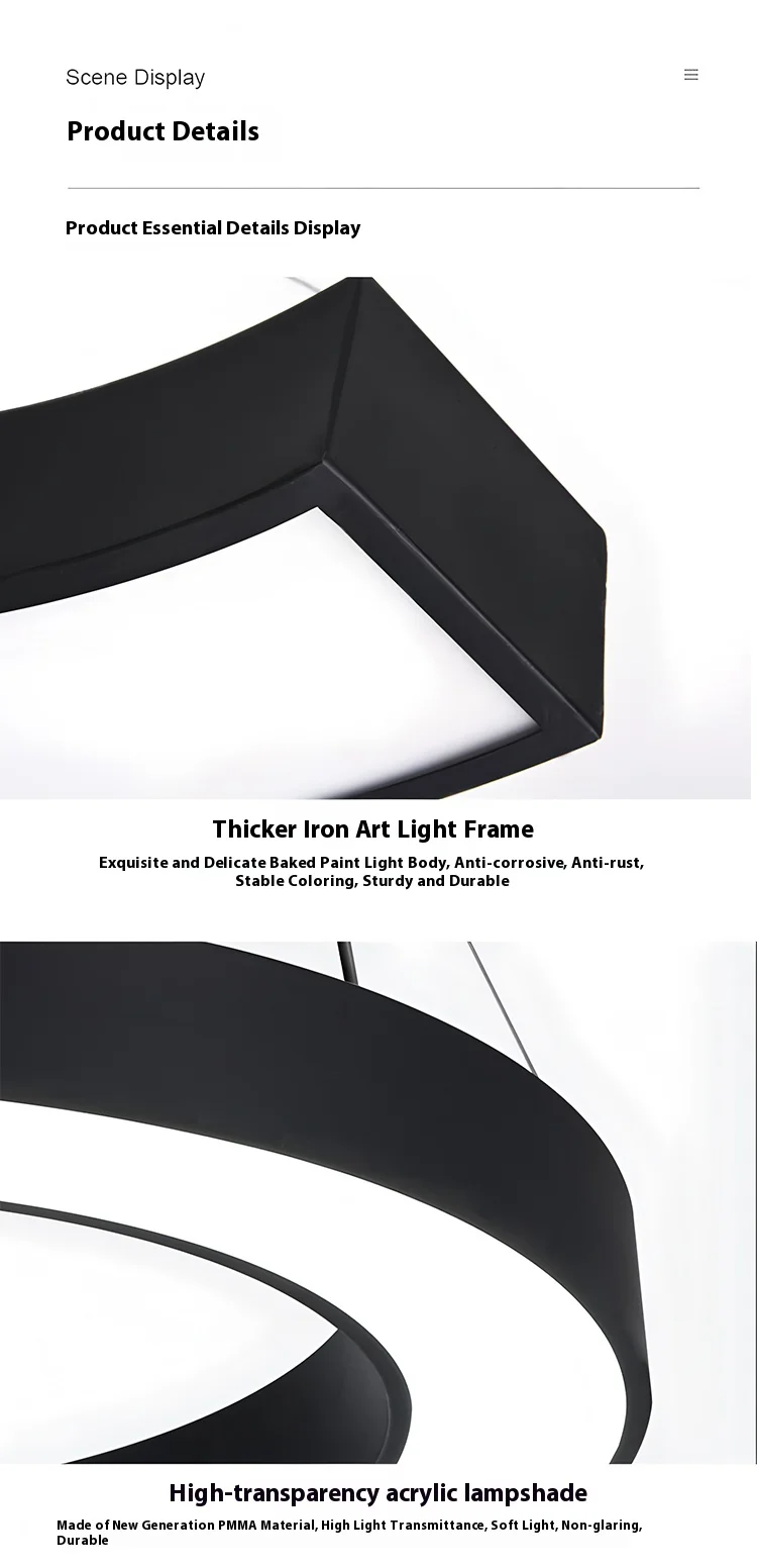 product modern style creative letter shape led digital lamp customized ceiling chandelier for stage dance room-11