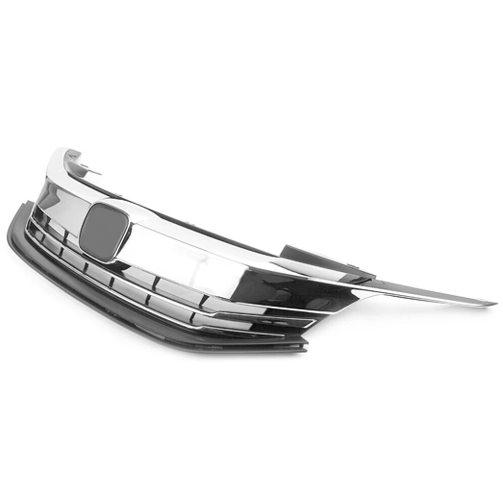 Chrome Black Front Upper Grill Grille 20162017 For Honda Accord Sedan