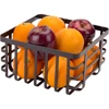 Kitchen black coating fruit basket storage rack (AWK301)