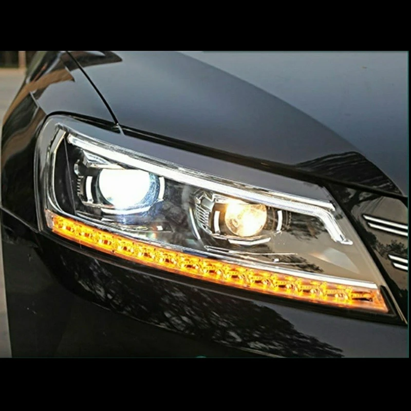 For Passat 2011-2015 headlight with LED Turn signal and DRL