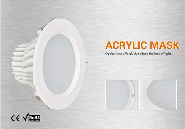 AC90~260V lamp in white china manufacturer 20W LED Downlights