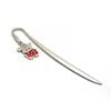 Wholesale High Quality British Red Telephone Booth Book Marks Personalised Gifts Silver Plain Metal Bookmark