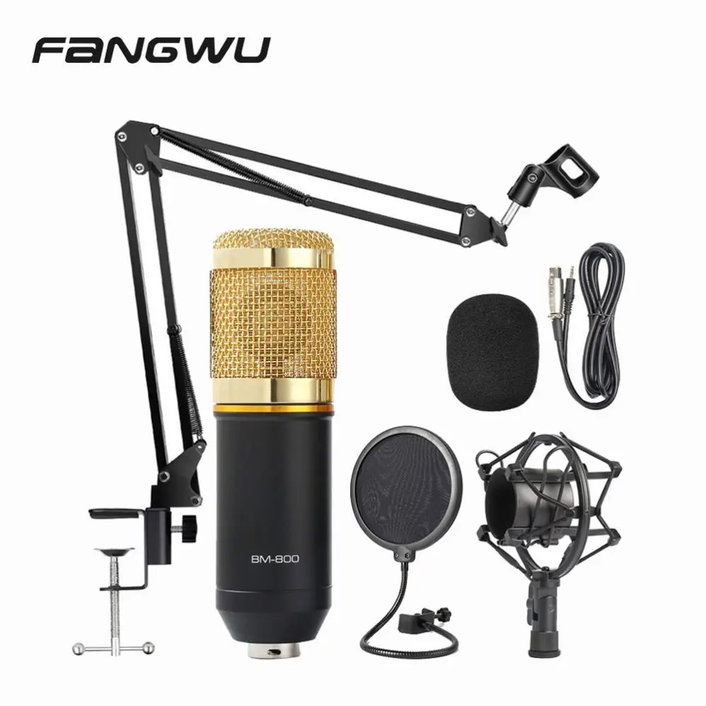 
Hot Selling OEM Bm800 Handheld Condenser Microphones Studio Equipment For Music 