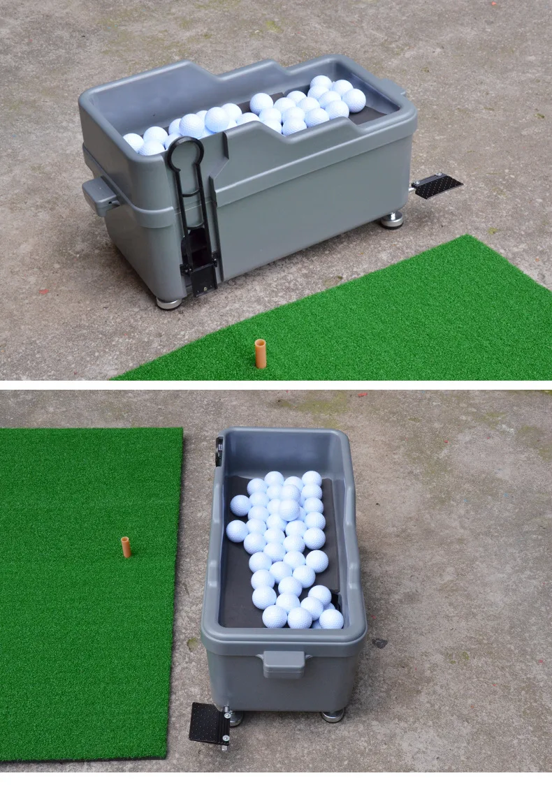 Mini Motoless Semi Auto Golf Ball Dispenser Golf Ball Teeup Driving