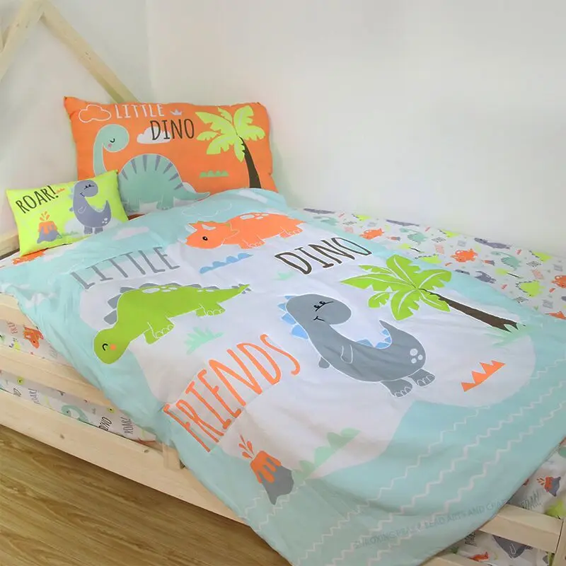 High Quality Cheap Green Colorful Cartoon Animal Dinosaur Crib Toddler