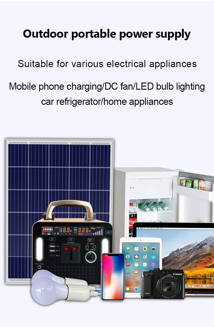 Sp02 Portable Solar Inverter Generator Solar Power Station 500w