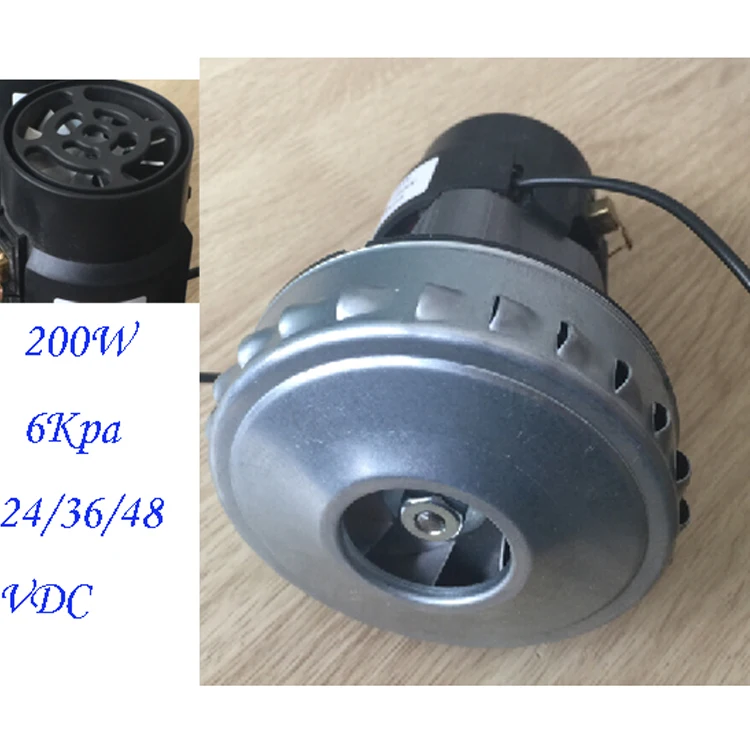 12v 24v 36v 48v 150w 250w Dry And Wet Small Dc Vacuum Cleaner Motor