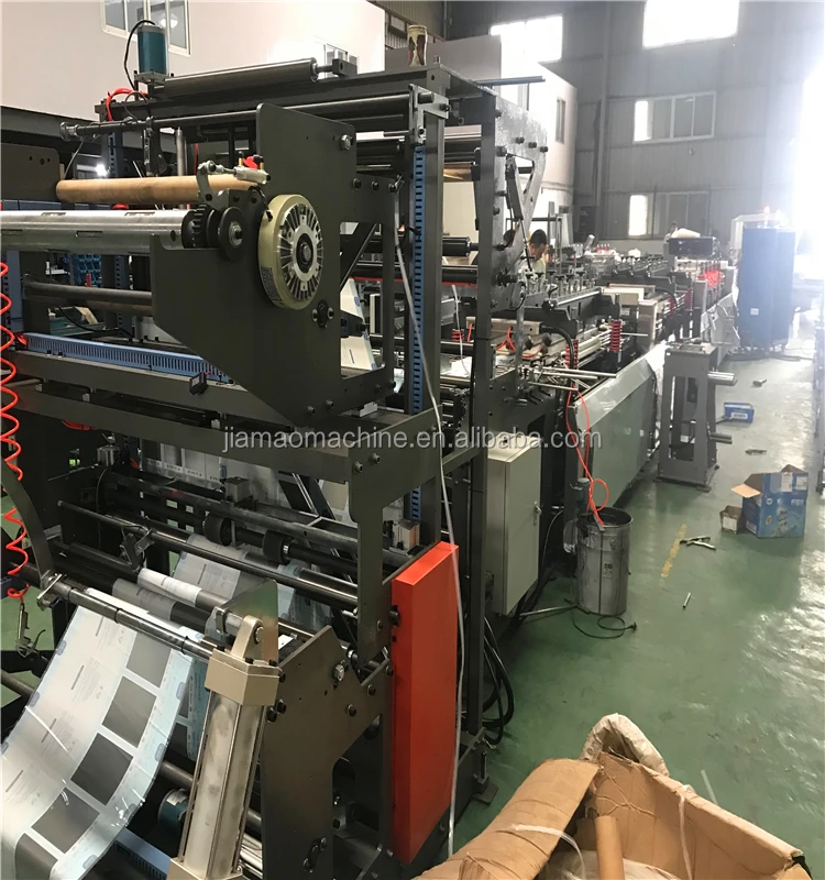 self close plastic bag making machine