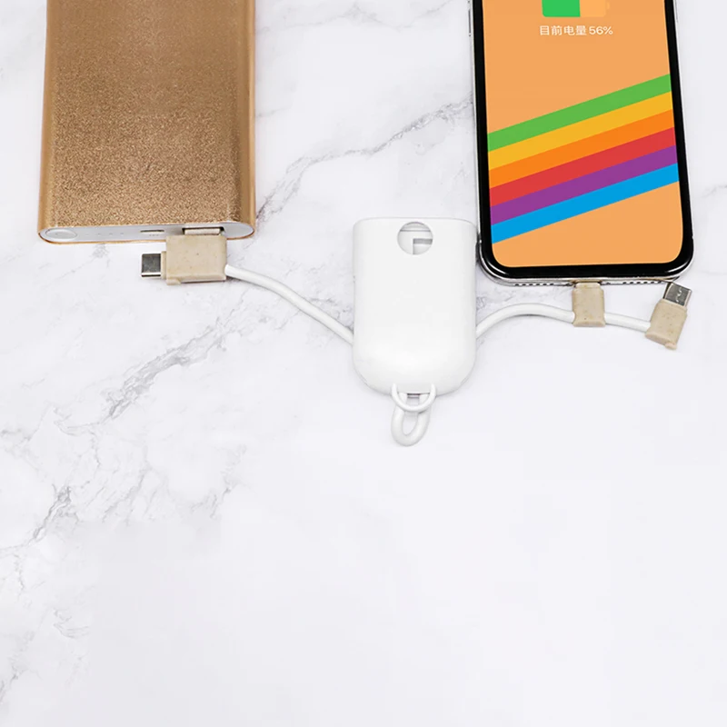 2020 Phone Accessory SIM card slot Tip organizer lanyard charging cable 3 in 1 phone data cable good for Travel - ANKUX.COM