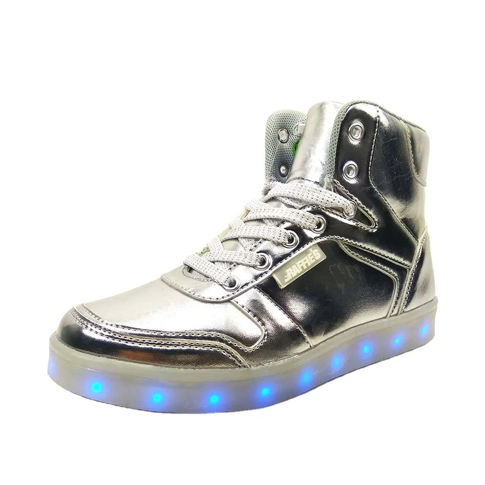 sapato com luz de led