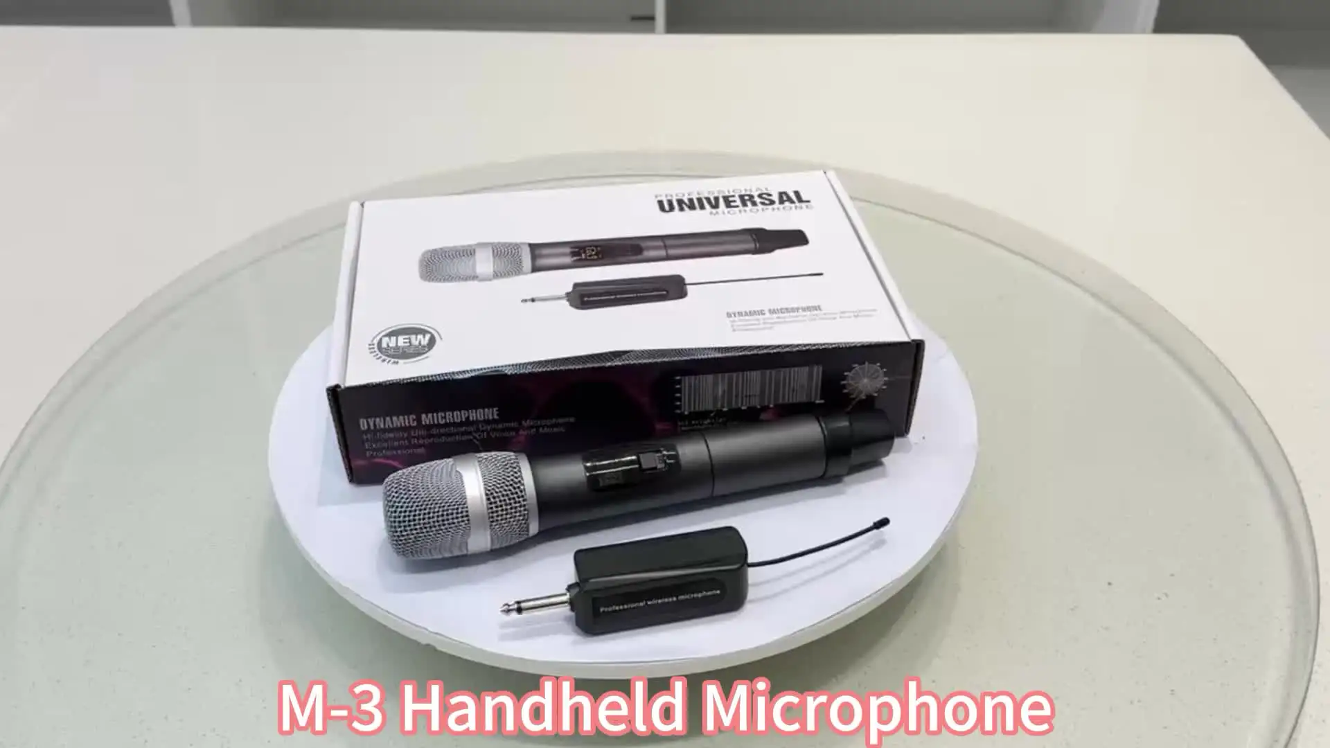 M-3 Universal Wireless Microphone Perfect for Karaoke