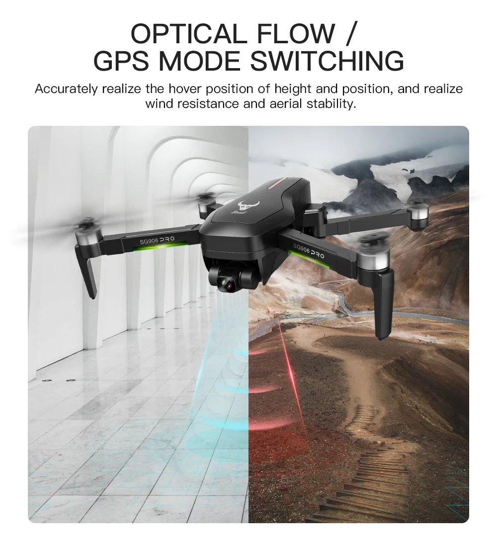 Sg906 Pro 2 Smart Gps Rc Drone 3-axis Gimbal 4k 5g Wifi Fpv Dual Camera