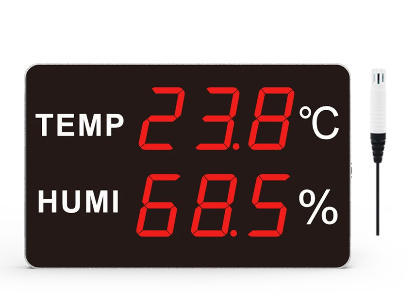 Led温度計デジタル温度計長距離ビジュアルデジタル温度計湿度計 Buy Led 温度計 サーモプローブ デジタルサーモ湿度計 Product On Alibaba Com
