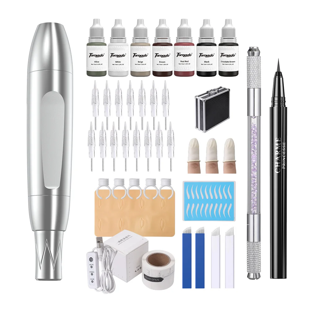 benzin Intakt skole Wholesale Microblading Supplies Eyebrow Permanent Makeup Machine Pen Kit  With Free Ink From m.alibaba.com