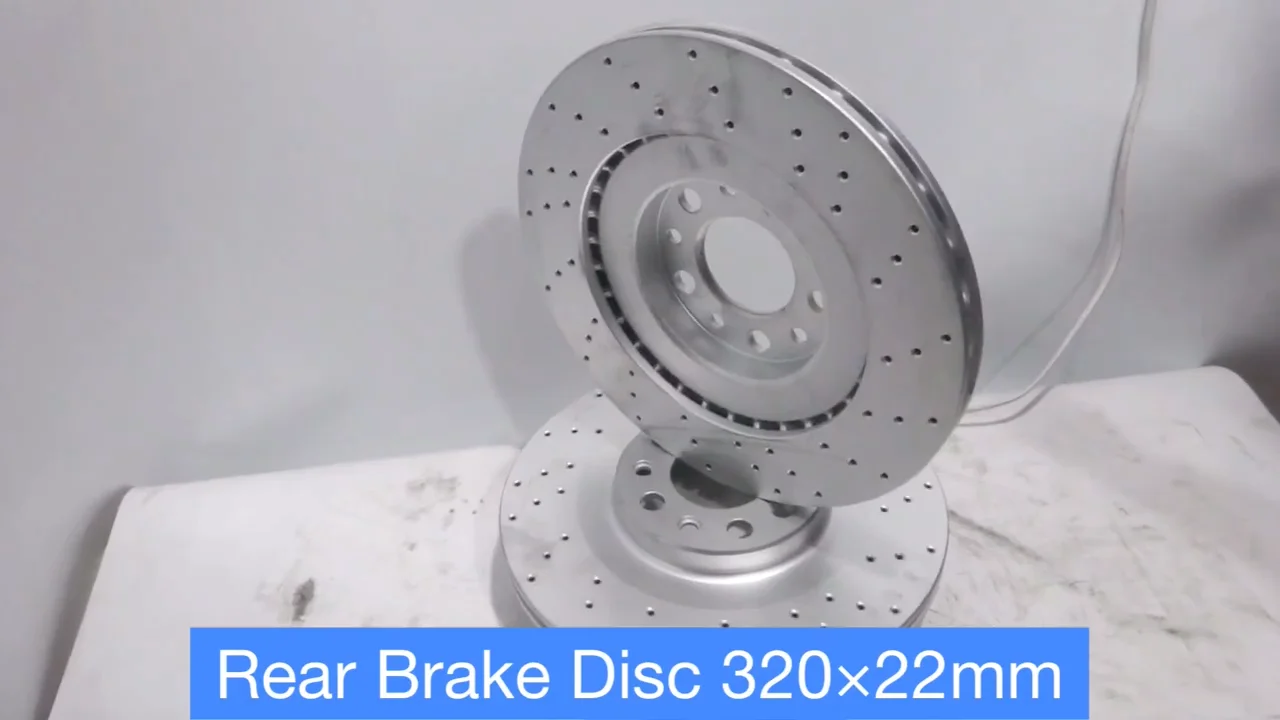 アルファロメオ・ジュリア用320mmドリル済後部ブレーキディスクロター