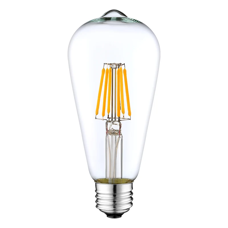 Worbest Vintage LED Edison Bulbs 2W High Brightness Daylight White 4000K, ST58 Antique LED Filament Bulbs, E26 Medium Base