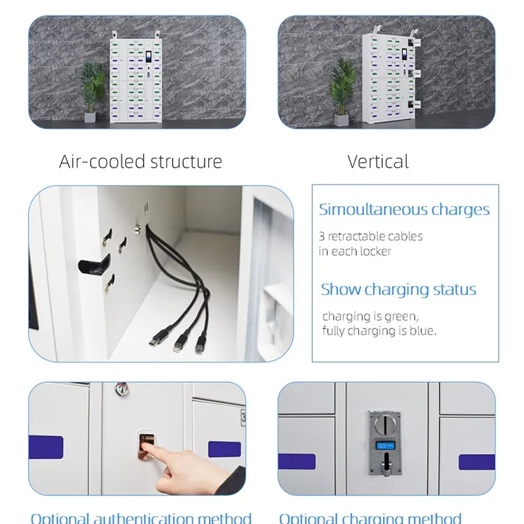 airport charging station for multiple devices