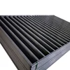 Security Steel Garrison Fence, Metal Fencing Powder Coated, Steel Tube Spear Fence Extenders