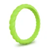 Silicone Casual Ring for Women Fashion Jewely Style Decoration Christmas Presents
