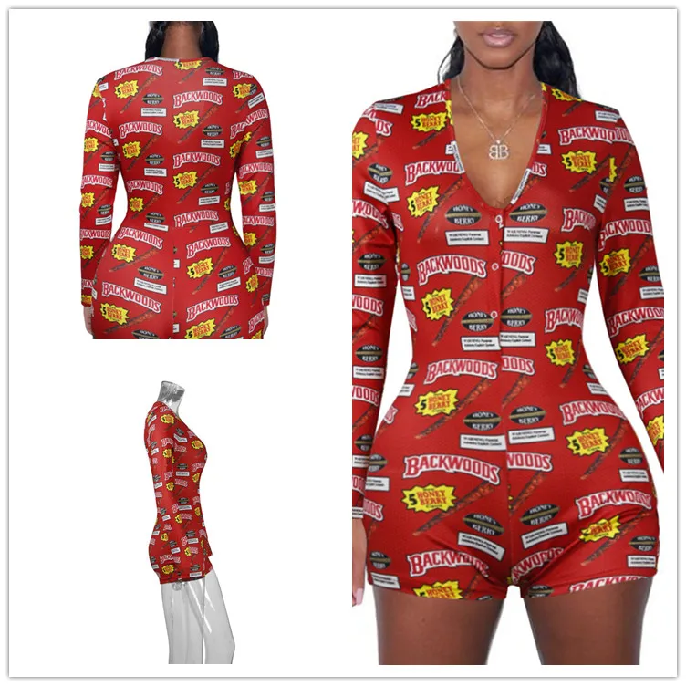 2020 Stretchy Women Sleepwear Party Popular Tight Sexy Onesie Pajamas ...