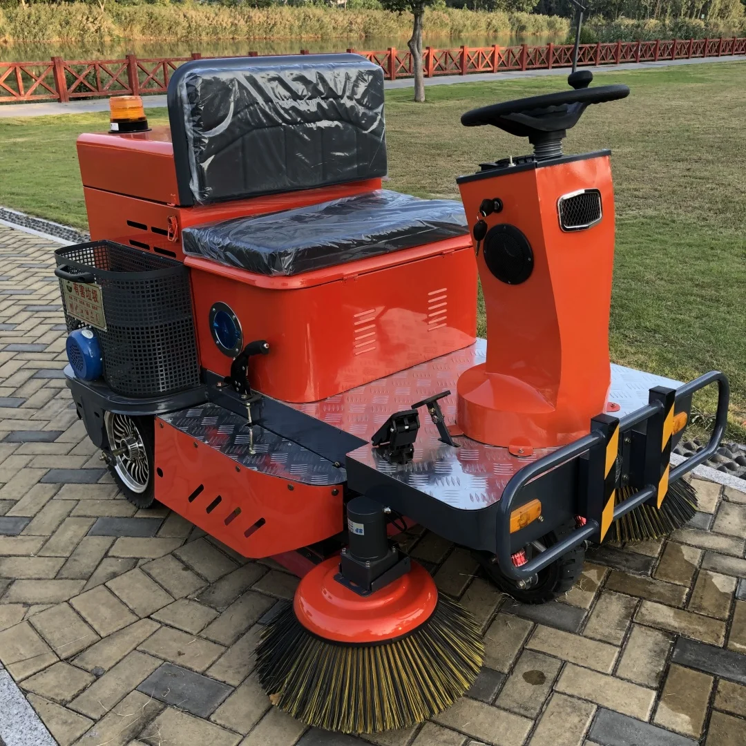 High-performance And Cost-effective Road Sweeper One Seat Electric ...