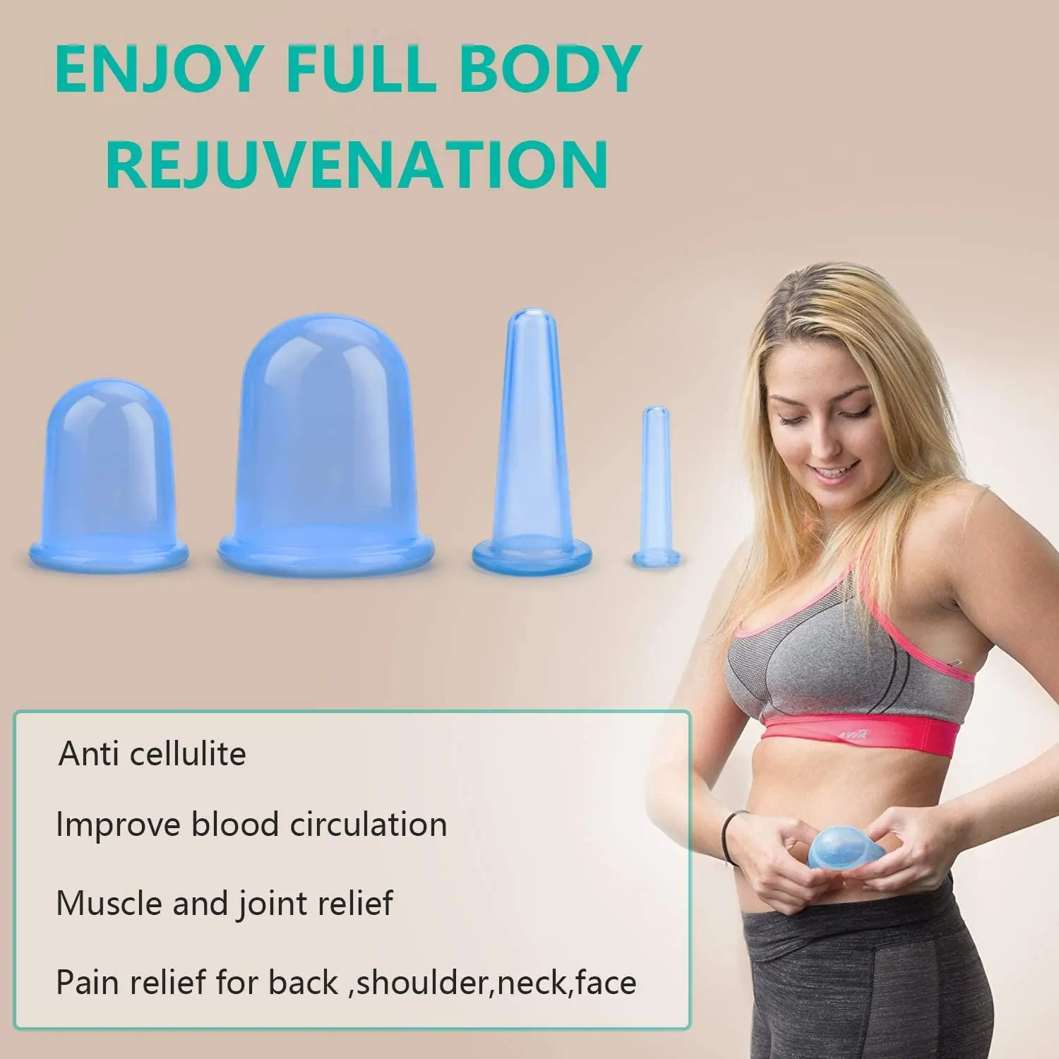 Cupping Therapy Set-Professional Cupping Therapy Studio and Household Silicone Cupping Set