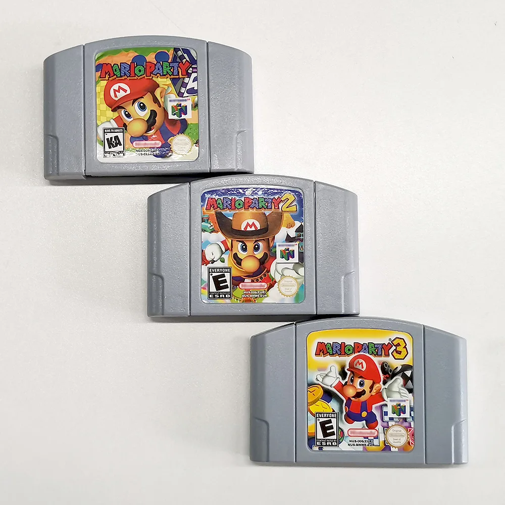 Excel Professor udvikle Wholesale Mario Party 1 2 3 64 N64 Video Game System Cartridge N64 Games  for Nintendo 64 From m.alibaba.com