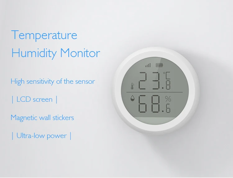 Real Time Monitoring Humidity Temperature Smart Wireless Sensor Testing Meters For Smart Home - ANKUX.COM