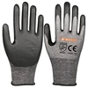 Breathable good selling HPPE cut resistant nitrile foam work gloves