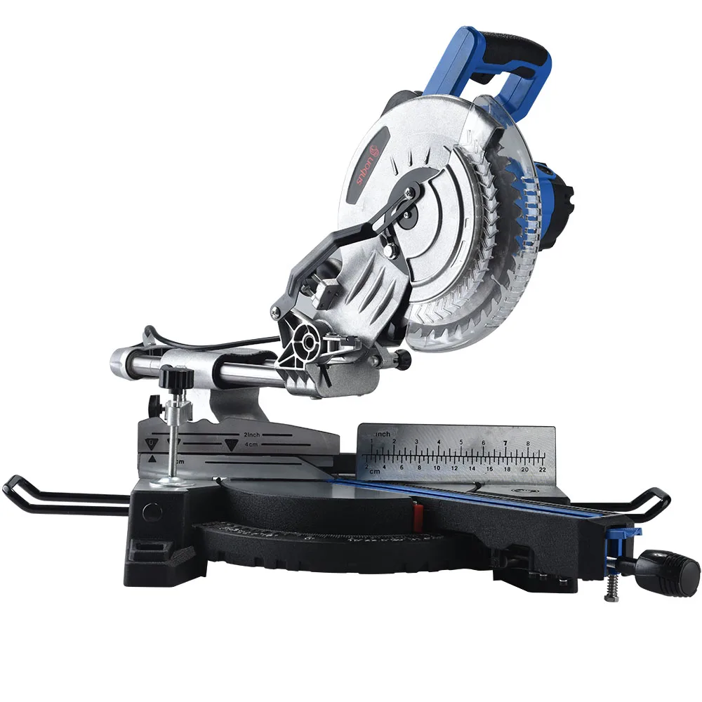 
Wholesale 220v electric 255mm easy miter saw hot sales dual-bevel sliding aluminum base miter saw 