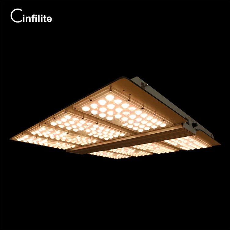 Infilite custom supplier adjustable spectrum high efficiency uniform ppfd culture kit 600w led grow light for indoor plants