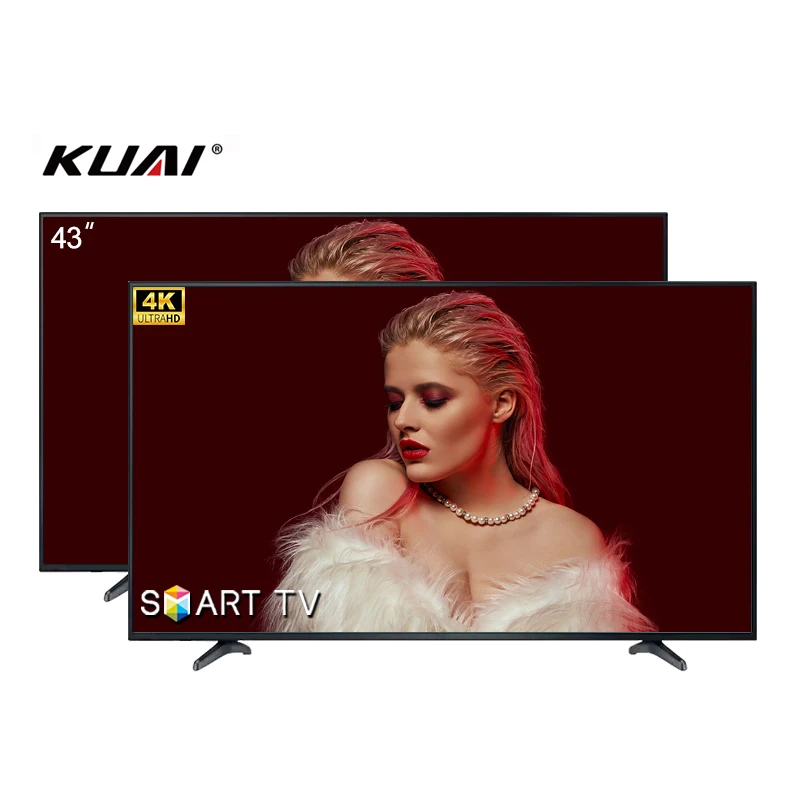 43 Inch 4K UHD Smart TV - Android LED with Remote Control