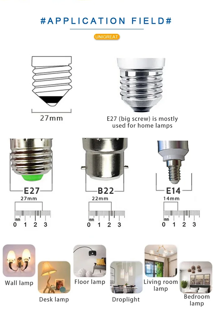 Unique Model RGB+Warm Cold Wifi Bulb Color Change Smart Phone Control E26 E27 Smart Led Lighting Bulb