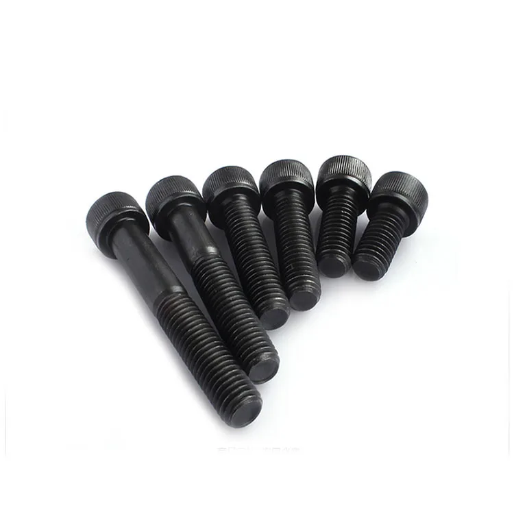 Black Iso 4762 Carbon Steel Blackening Hexagon Socket Head Cap Screws ...