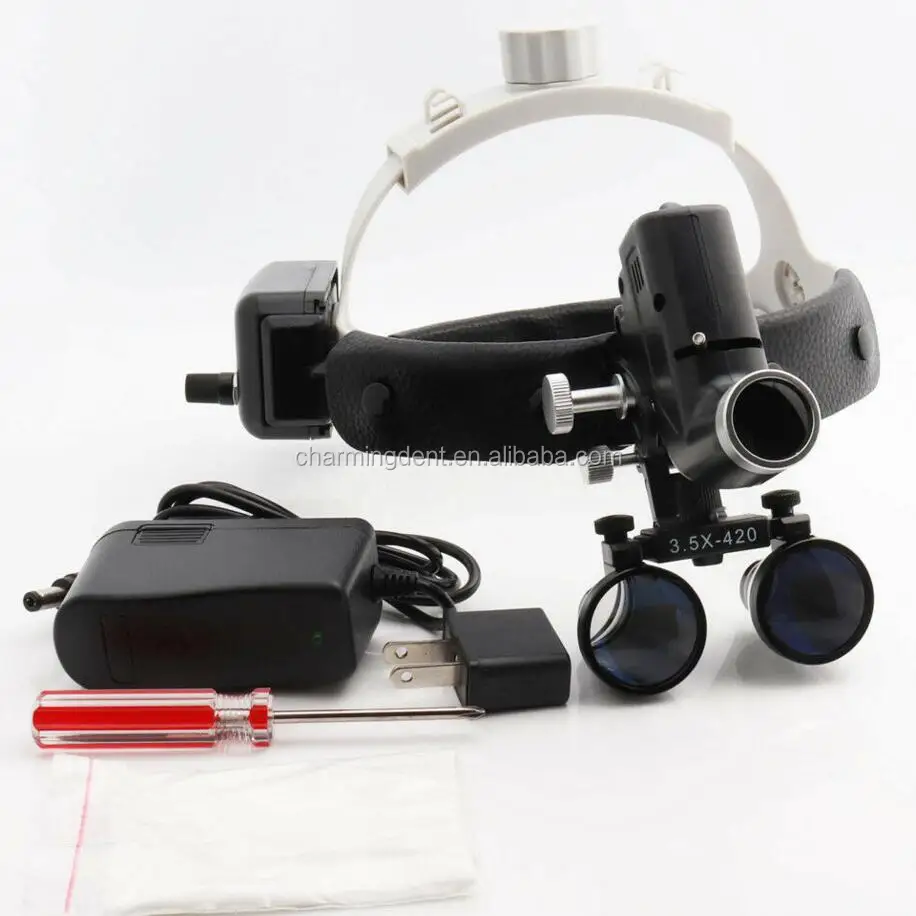 Medical Surgical Headlight Dental Loupes Magnifying Glasses 2.5x 3.5x