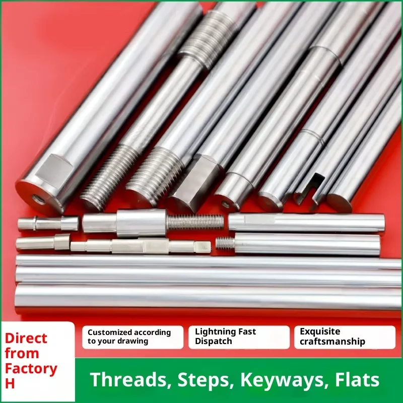 product optical axis linear guide bearing chrome plated rod soft hard shaft cutting construction application custom made guide column-15