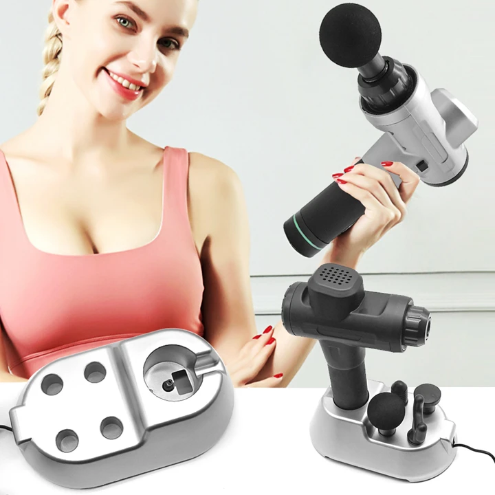 Popular Display Base Charging Stand For 4 Massage Heads Deep Tissue Muscle Massager Gun Buy