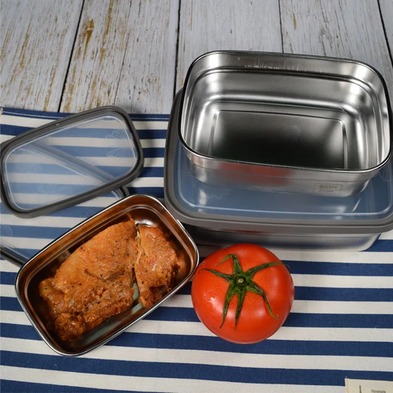 18/8 Food Grade 3 In 1 Stainless Steel Lunch Box With Pp Lid Buy