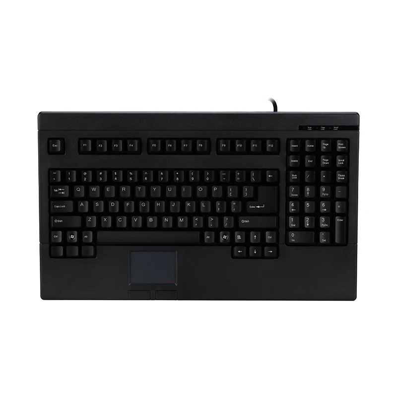 Largesize Standard Wired Keyboard With Touchpad And Mouse Button For