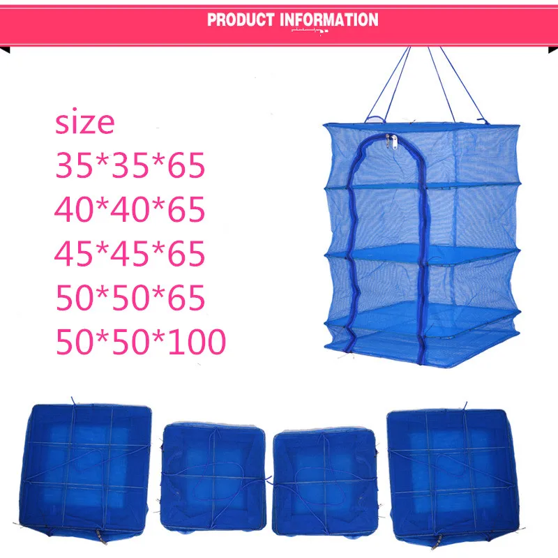 3 Layers Folding Hanging Dry Vegetable Fish Drying Net Buy Cheap