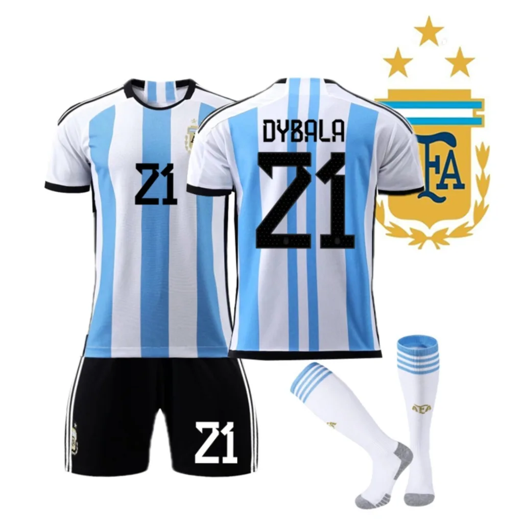 2022 Argentina National Team Football Jersey Tshirt Argentine Soccer