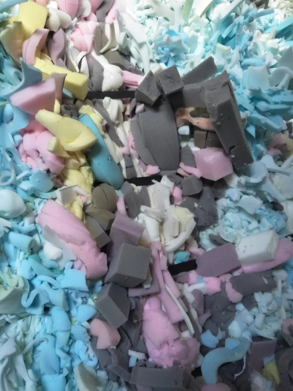 Foam Shredded Memory Recyclable Foam Scrap Shredded Gel Memory Foam For