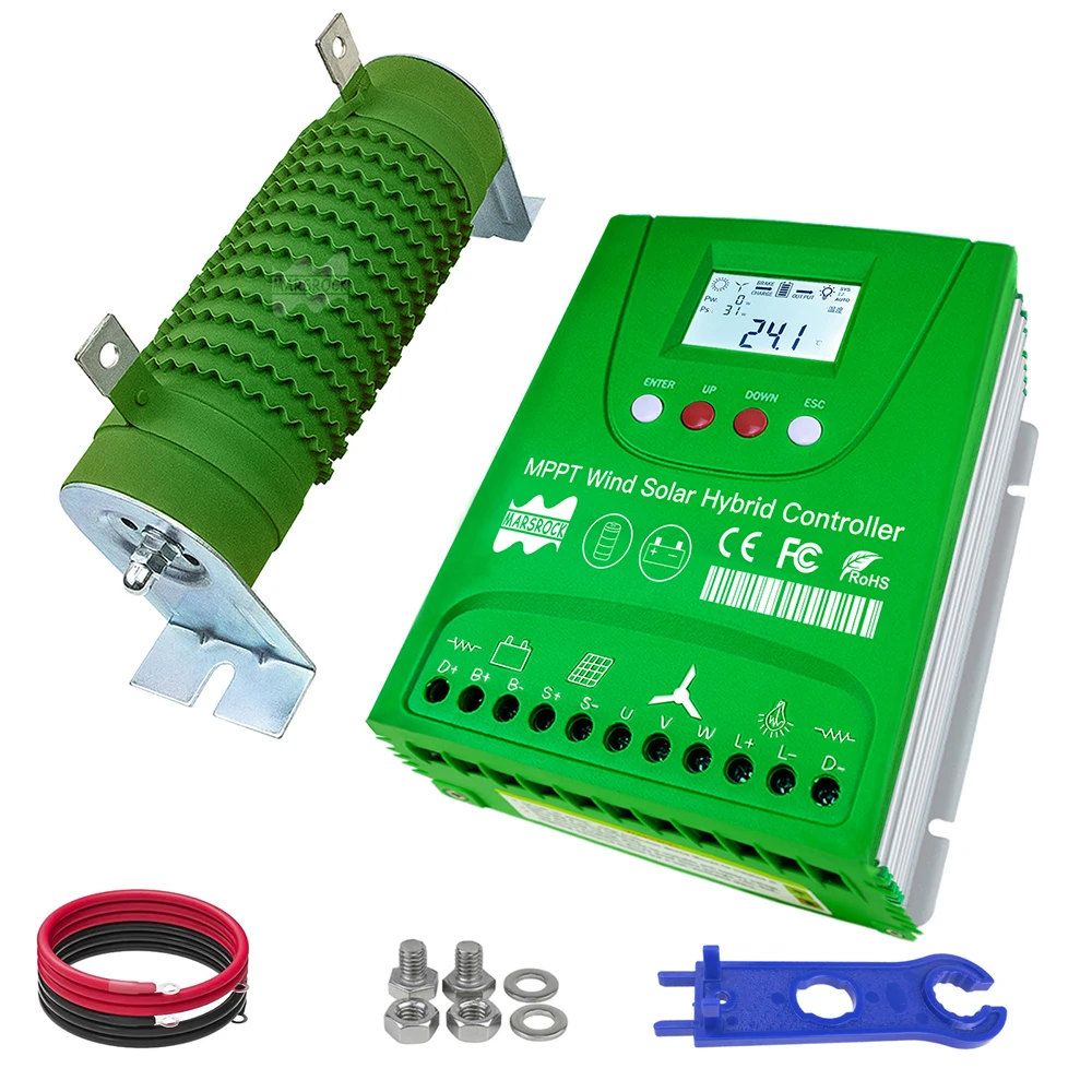 Mars Rock 2000w 24v 48v 01000w Wind 01000w Solar Mppt Wind Solar